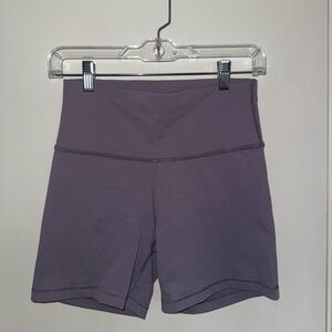 Aritzia Purple Bike Shorts